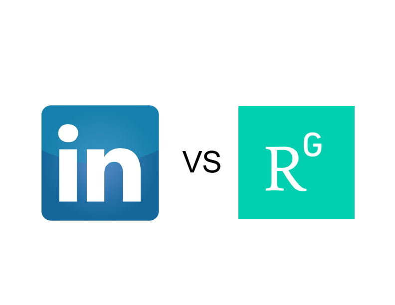 LinkedIn vs. Research Gate
